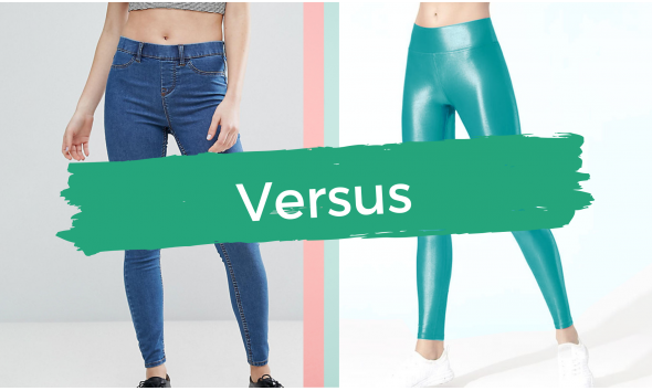 ¿Conoces las diferencias entre leggings y jeggings?